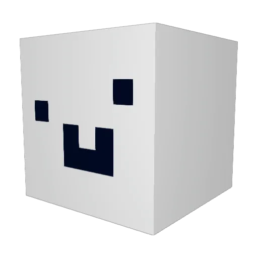 DanHardcore Minecraft avatar head, 3D render