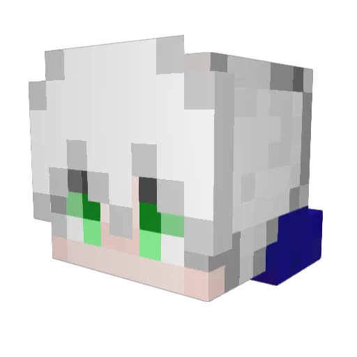 DanJaez Minecraft avatar head, 3D render