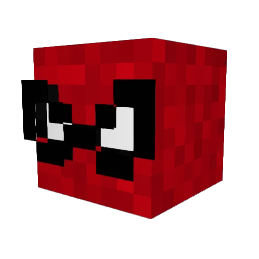 DanKho Minecraft avatar head, 3D render
