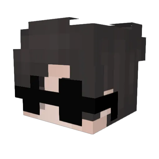 DanLtm Minecraft avatar head, 3D render