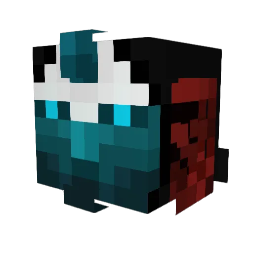 DanSchall Minecraft avatar head, 3D render