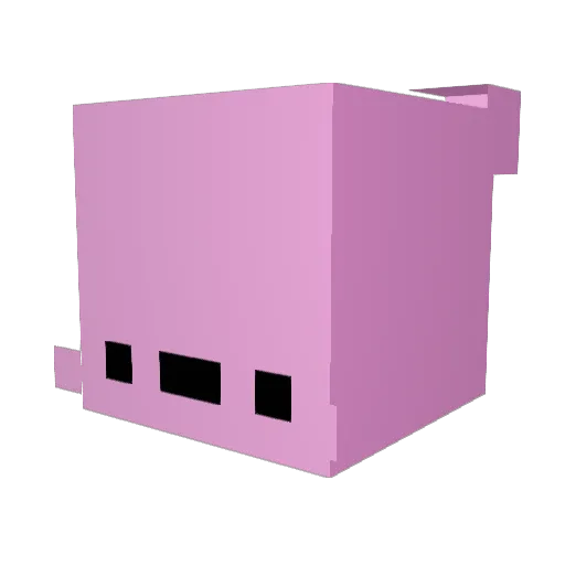 DanSebub2 Minecraft avatar head, 3D render