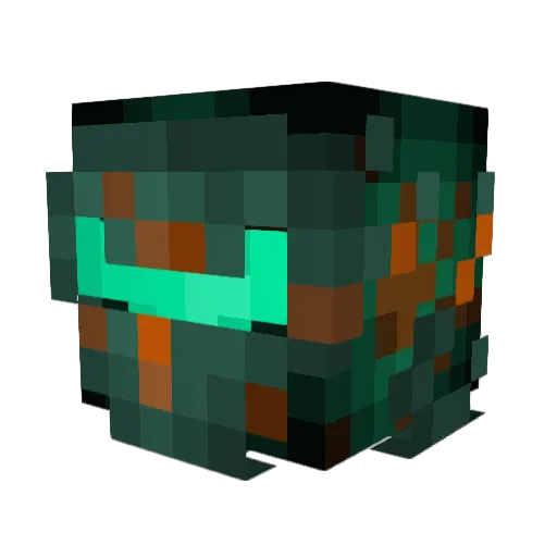DanSoneta Minecraft avatar head, 3D render