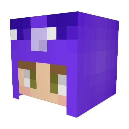 DanThePenguin Minecraft avatar head, 3D render