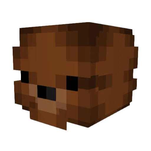 DanVulture Minecraft avatar head, 3D render