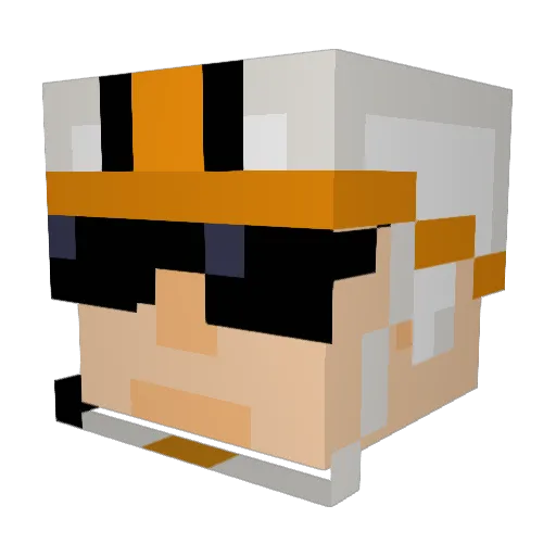 DanYEEl__ Minecraft avatar head, 3D render