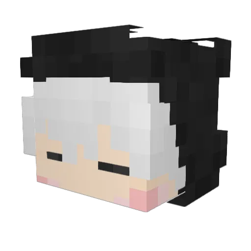 Dan_4z Minecraft avatar head, 3D render