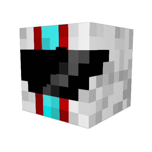 Dan_Bartlett Minecraft avatar head, 3D render