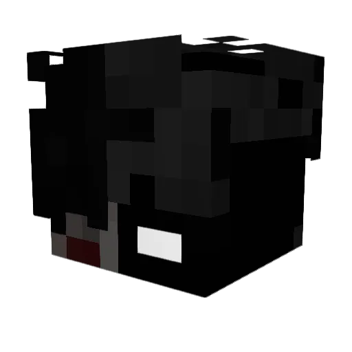 Dan_Solar_ Minecraft avatar head, 3D render