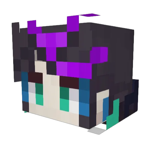 Dan_Tata Minecraft avatar head, 3D render