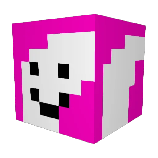 Dan_aPPlejuiCEE Minecraft avatar head, 3D render