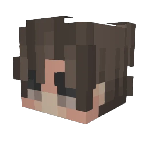 DanaNanaBatman7 Minecraft avatar head, 3D render