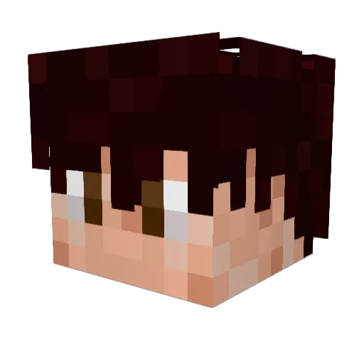Danang9 Minecraft avatar head, 3D render