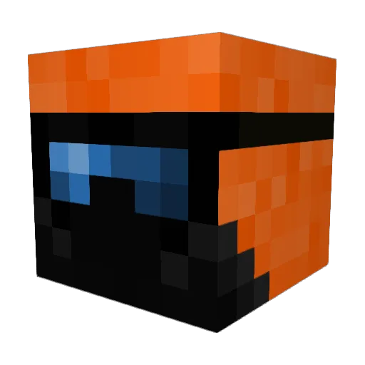Danbav Minecraft avatar head, 3D render