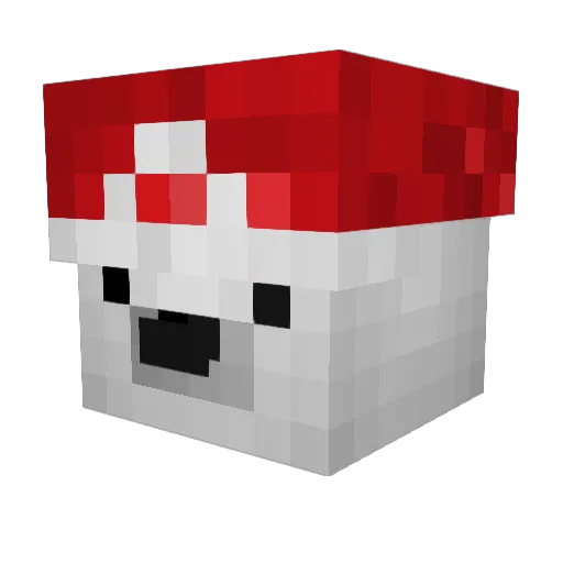Danbo174 Minecraft avatar head, 3D render