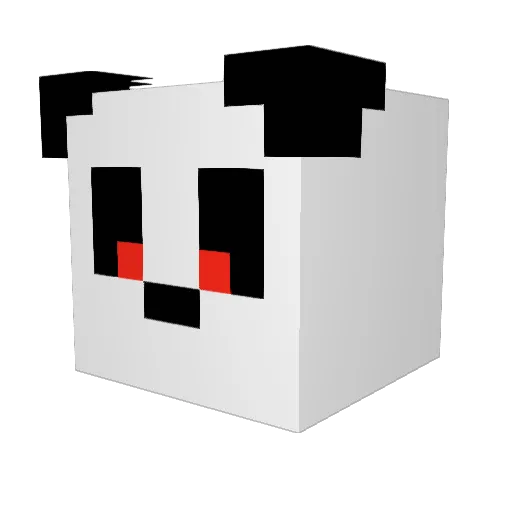 Danbobway Minecraft avatar head, 3D render