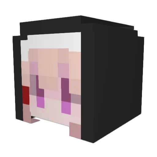 Danboru6216 Minecraft avatar head, 3D render