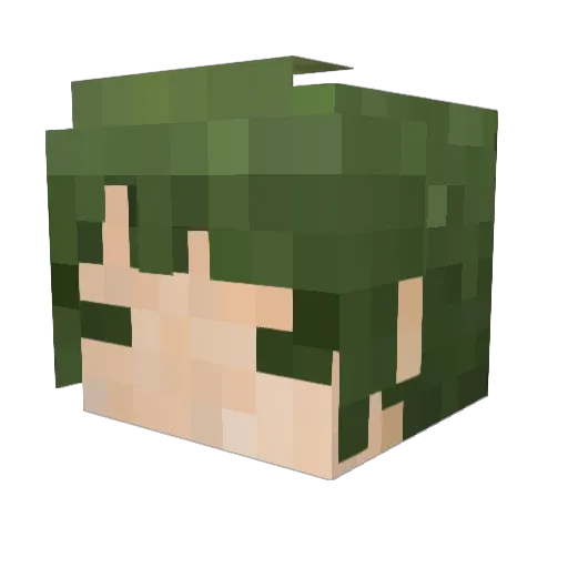 Danbulun Minecraft avatar head, 3D render