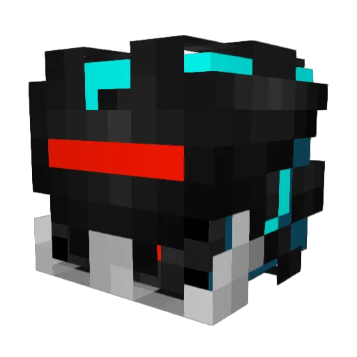 DanceMonky Minecraft avatar head, 3D render