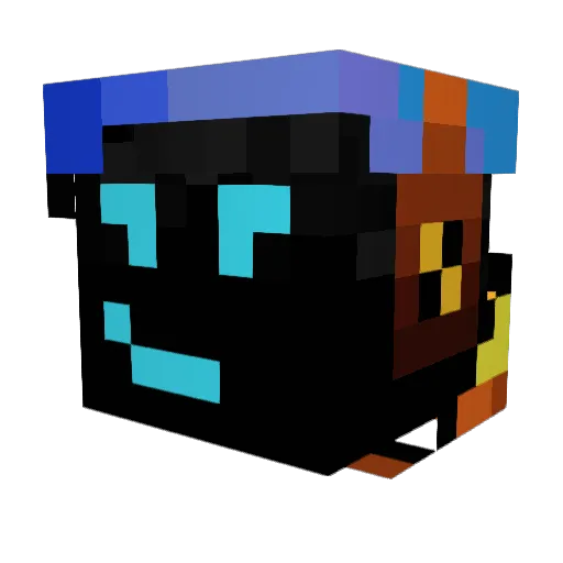 Danci_69420D Minecraft avatar head, 3D render