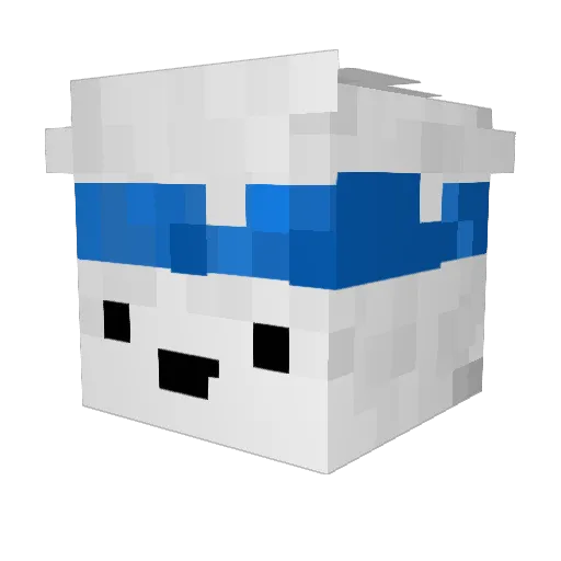 DancingDave2000 Minecraft avatar head, 3D render