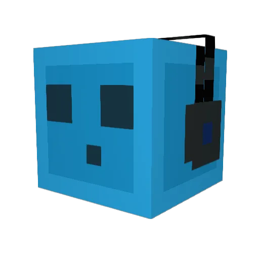 DancingSoul Minecraft avatar head, 3D render
