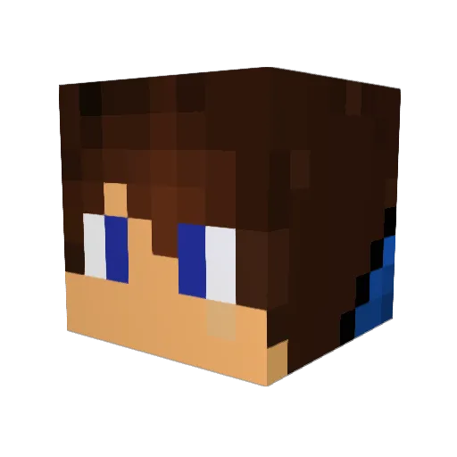 Dancing_Boy Minecraft avatar head, 3D render