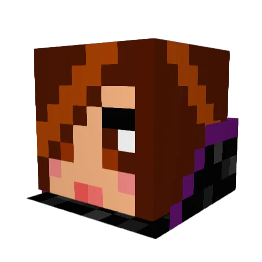 Dancing_Brit Minecraft avatar head, 3D render