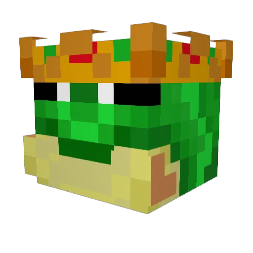 Dancing_Kitteh Minecraft avatar head, 3D render