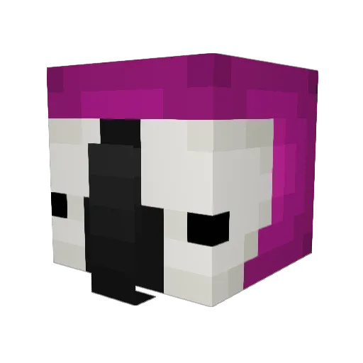 Dancing_Parrot Minecraft avatar head, 3D render