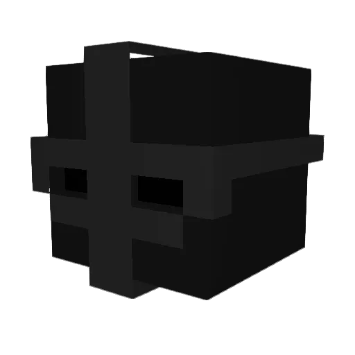 DandaPanda201 Minecraft avatar head, 3D render