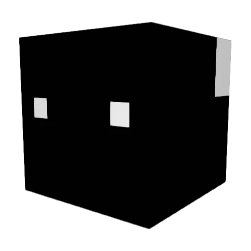 Dandapp Minecraft avatar head, 3D render