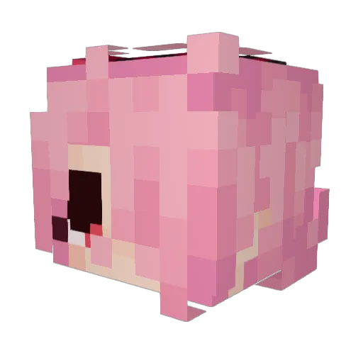 DandelionKnite Minecraft avatar head, 3D render