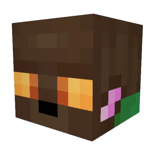 Dandelions1370 Minecraft avatar head, 3D render