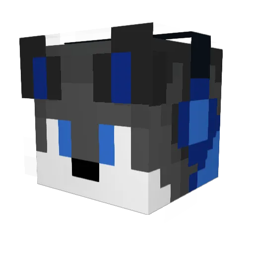 DandiLeos Minecraft avatar head, 3D render
