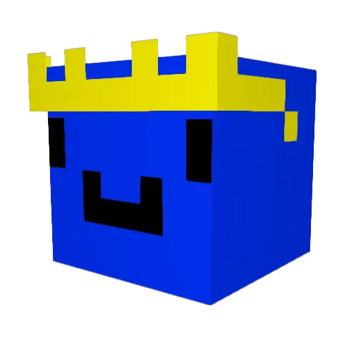 Dandonuteater Minecraft avatar head, 3D render