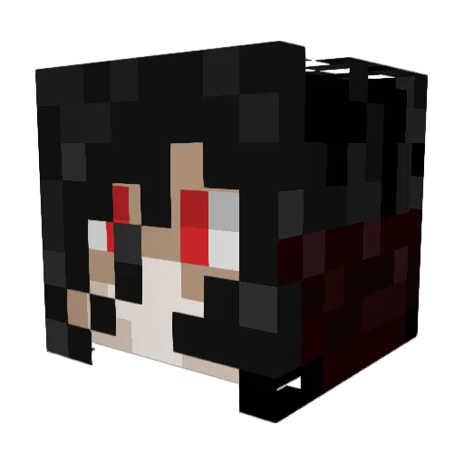 Dandrel Minecraft avatar head, 3D render
