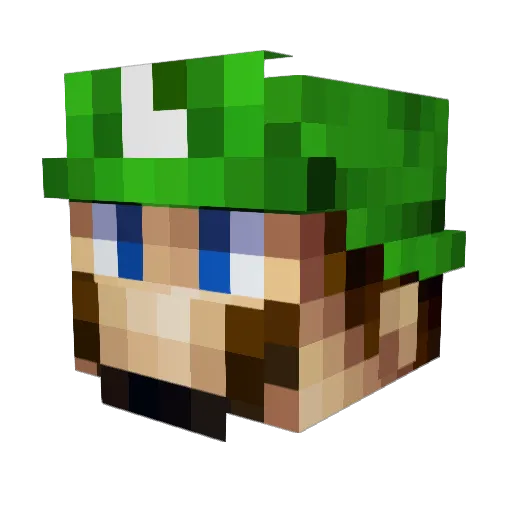 DandyAndy25 Minecraft avatar head, 3D render
