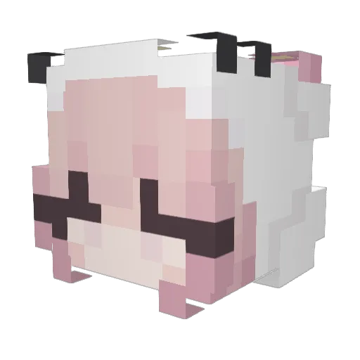 DandyBaron Minecraft avatar head, 3D render