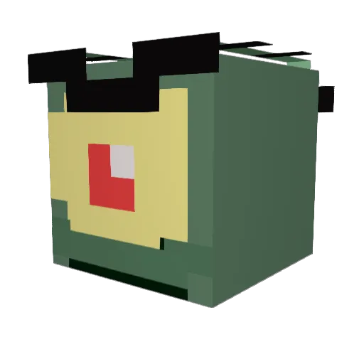 DandyF3llow15 Minecraft avatar head, 3D render