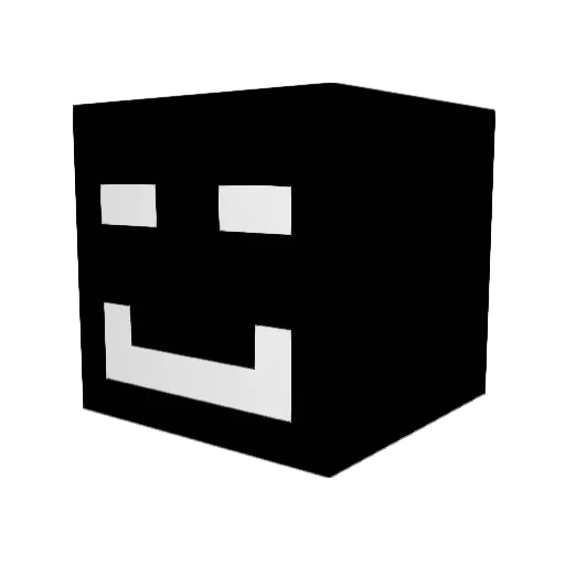 DandyGeorge Minecraft avatar head, 3D render
