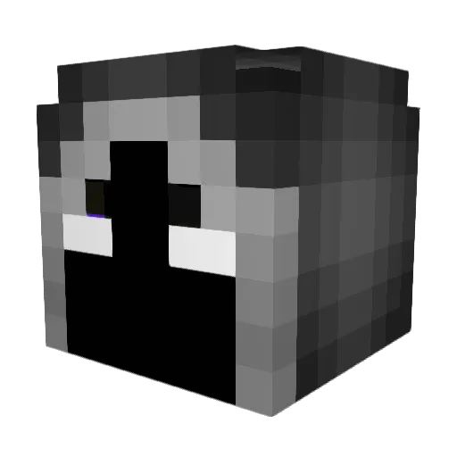 DaneCharles Minecraft avatar head, 3D render