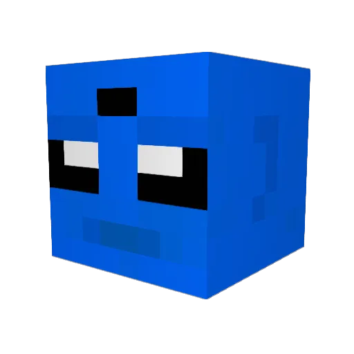 Danegerzone Minecraft avatar head, 3D render