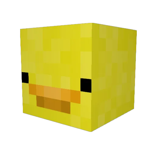 Daneile8210 Minecraft avatar head, 3D render