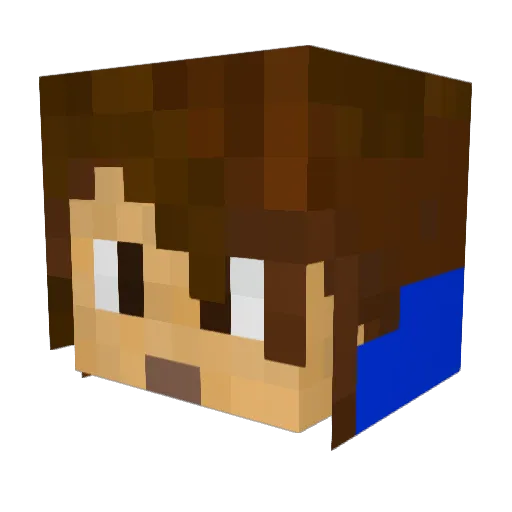 Danek3322 Minecraft avatar head, 3D render
