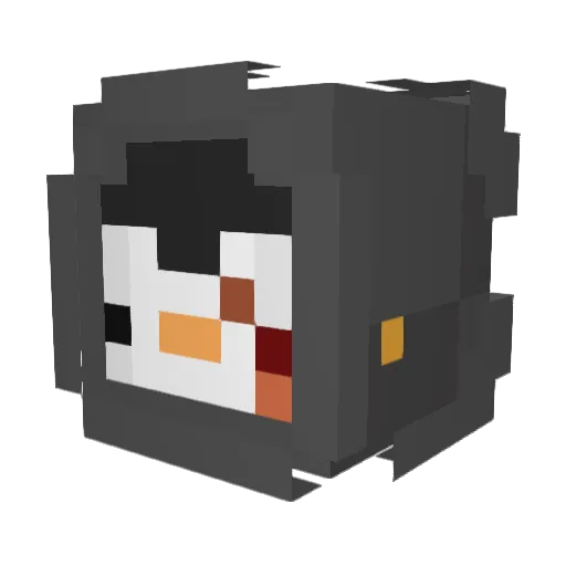 Danethepain121 Minecraft avatar head, 3D render