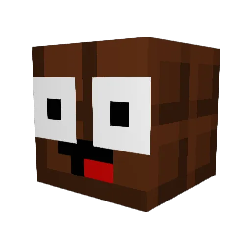 Danewill101 Minecraft avatar head, 3D render