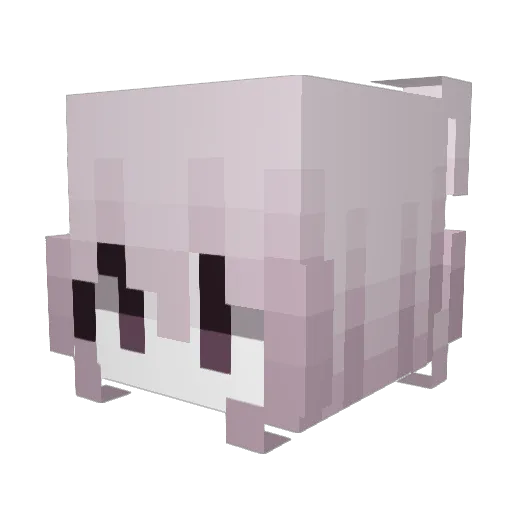 Dang0x Minecraft avatar head, 3D render