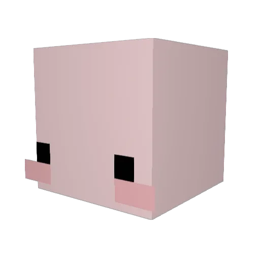 DangBi Minecraft avatar head, 3D render