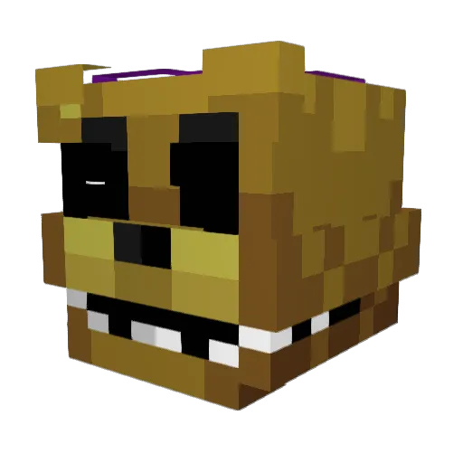 DangICrashed Minecraft avatar head, 3D render